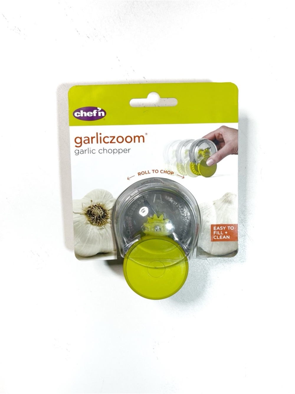 Garliczoom Garlic Chopper - Lime Green